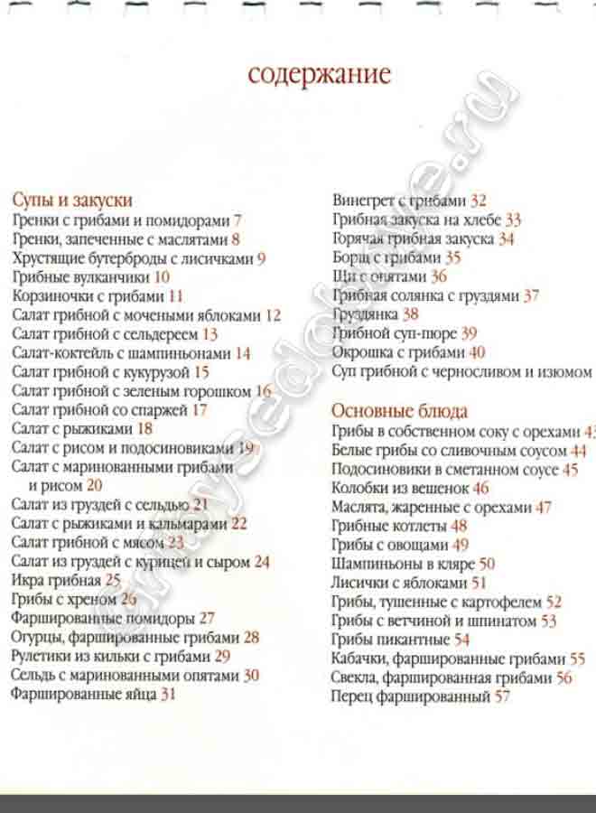 Содержание. Супы и закуски. Гренки с грибами и помидорами. Гренки запечённые с маслятами.